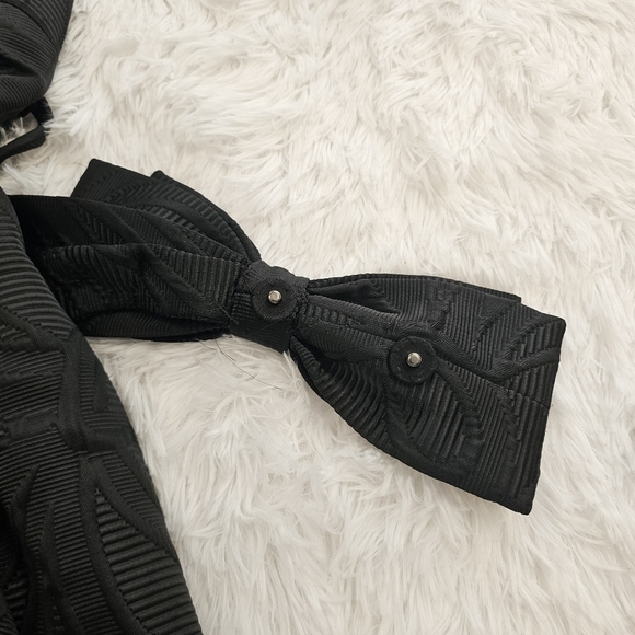 Milly New York size 4 bow brocade wrap cocktail dress - Picture 10 of 16